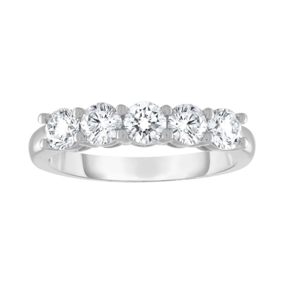 5 Stone Diamond Band