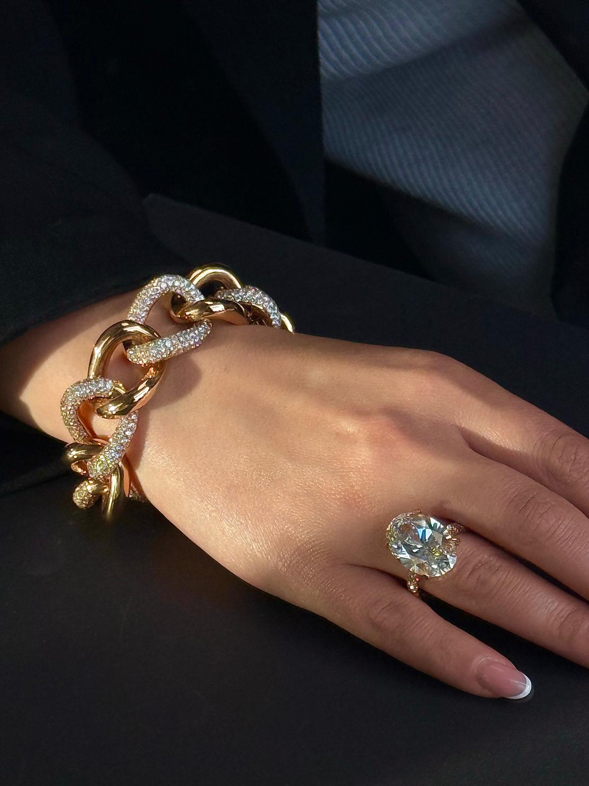 Diamond Curb-Link Bracelet