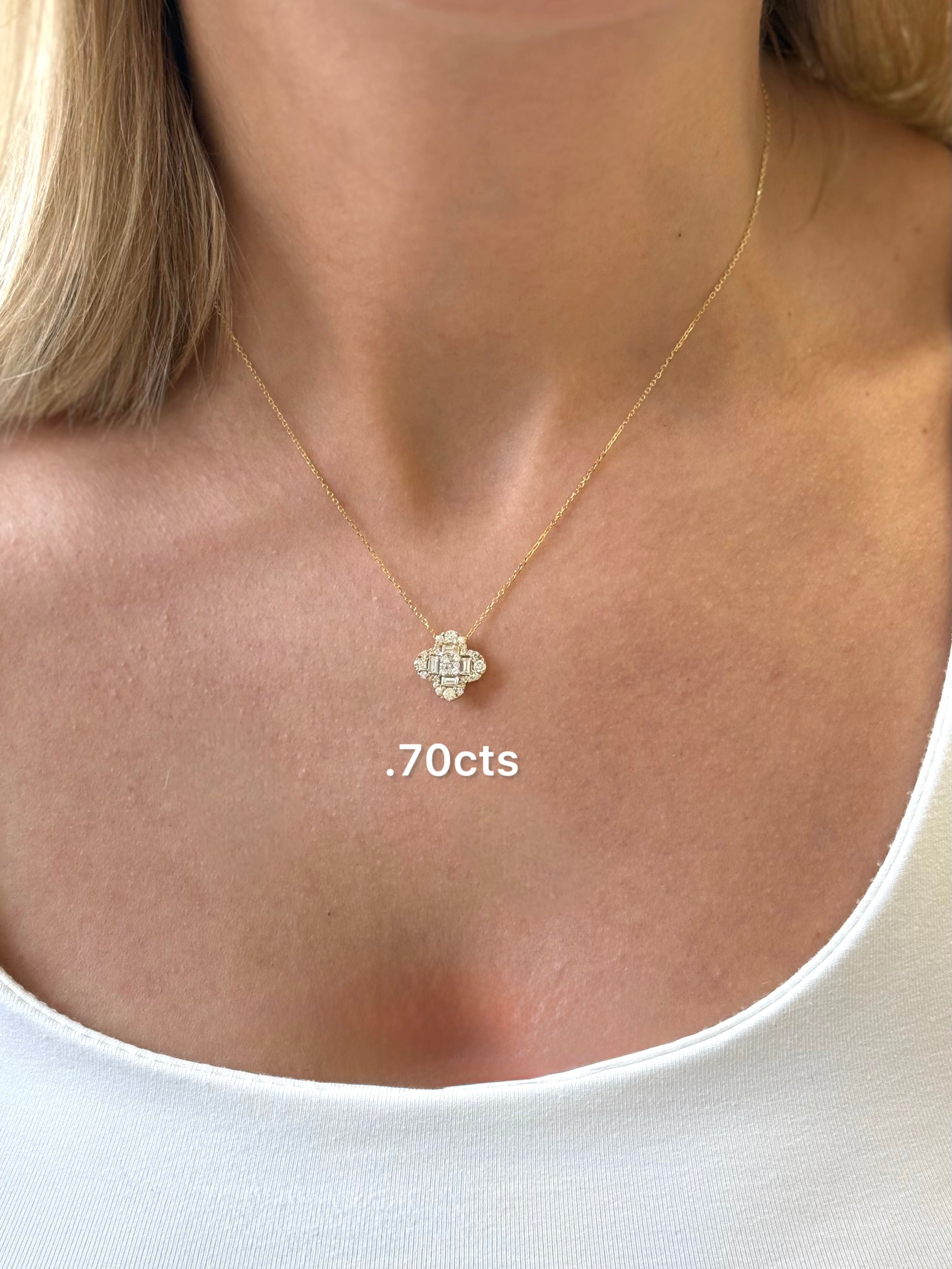 Diamond Motif Pendant