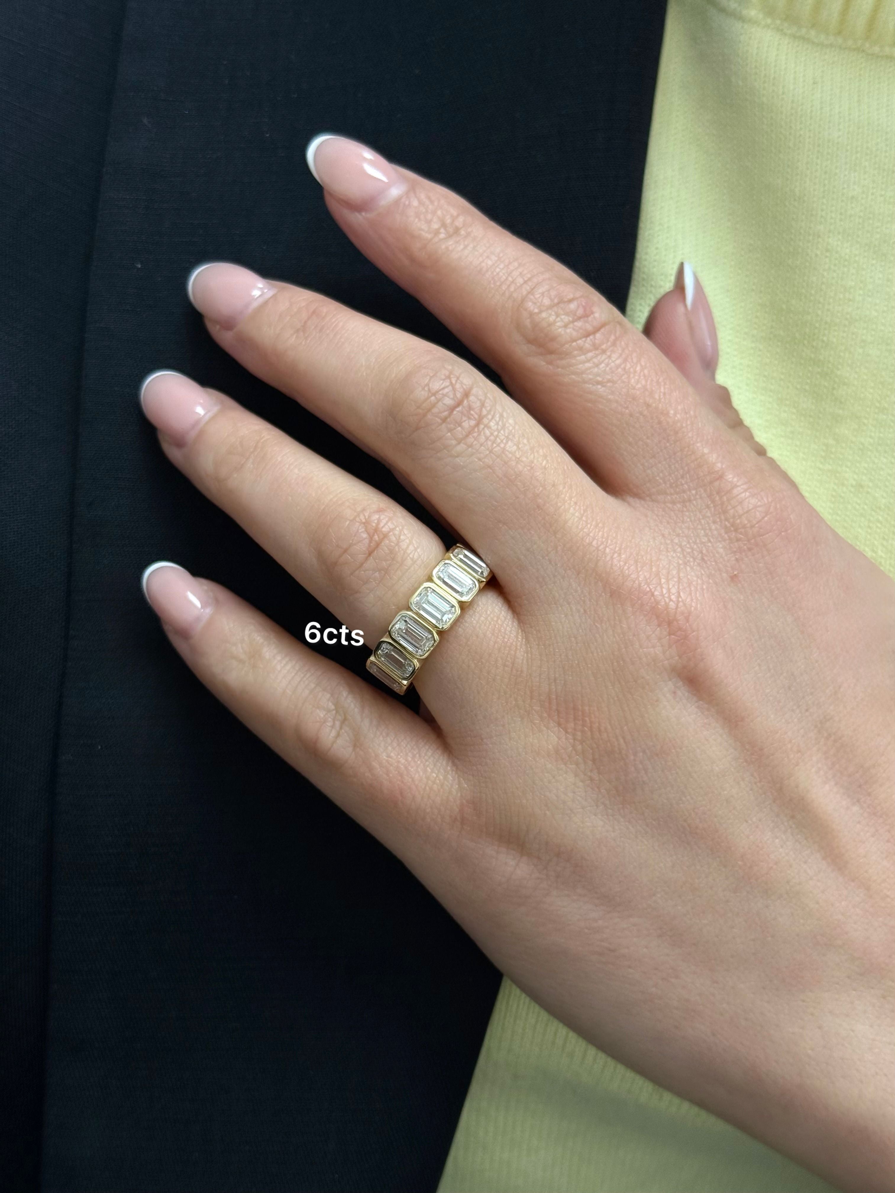 bezel set eternity band