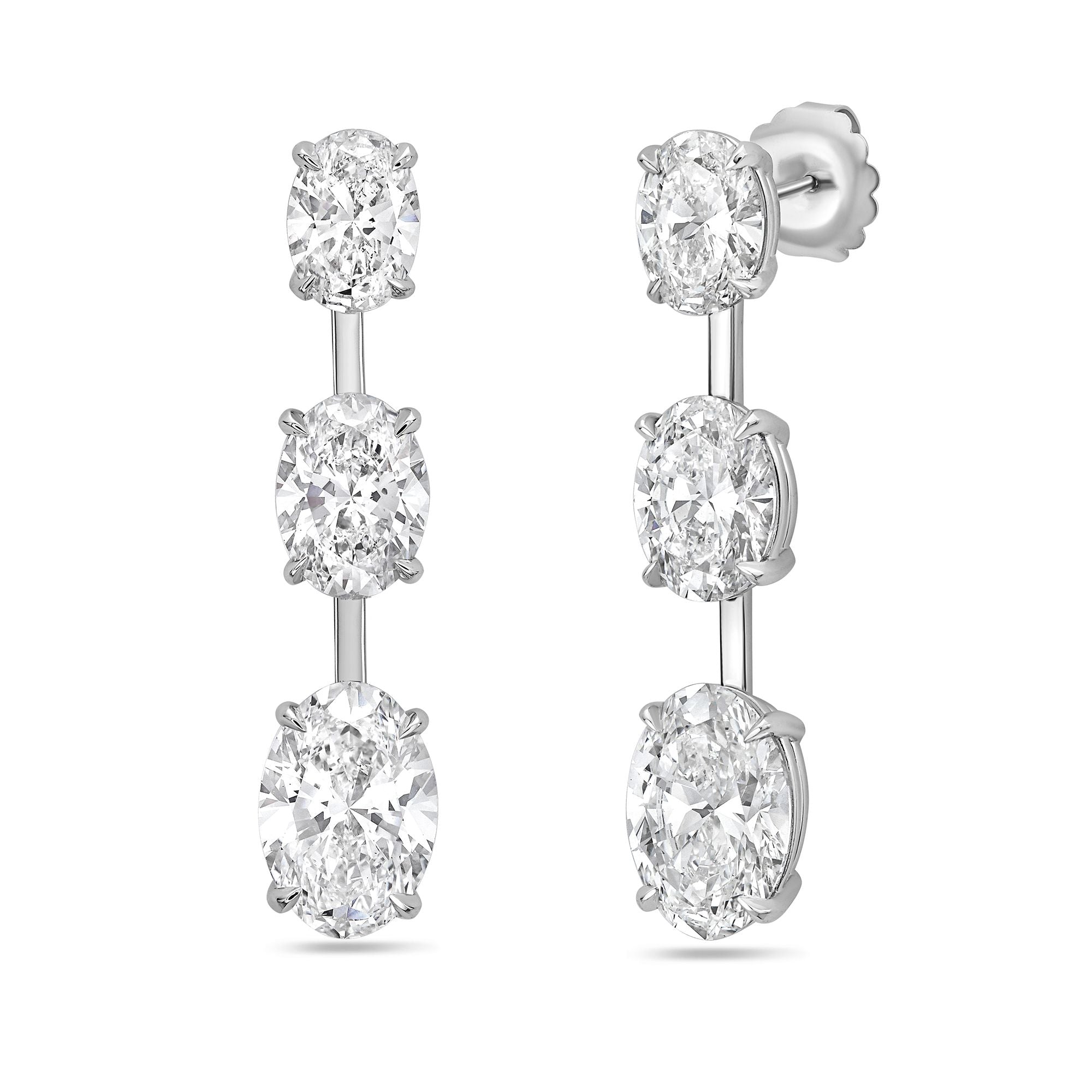 diamond drop earrings