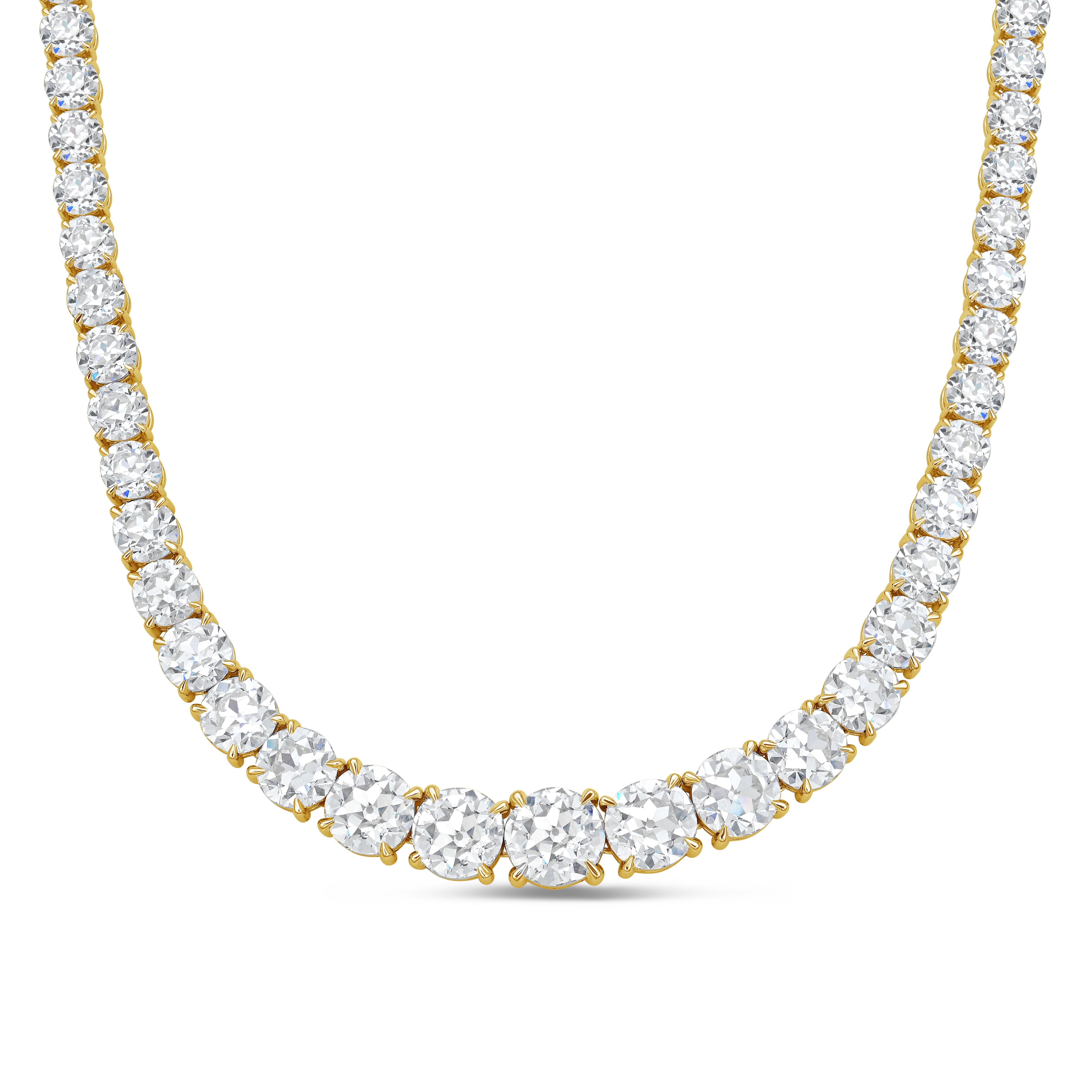 diamond riviera necklace