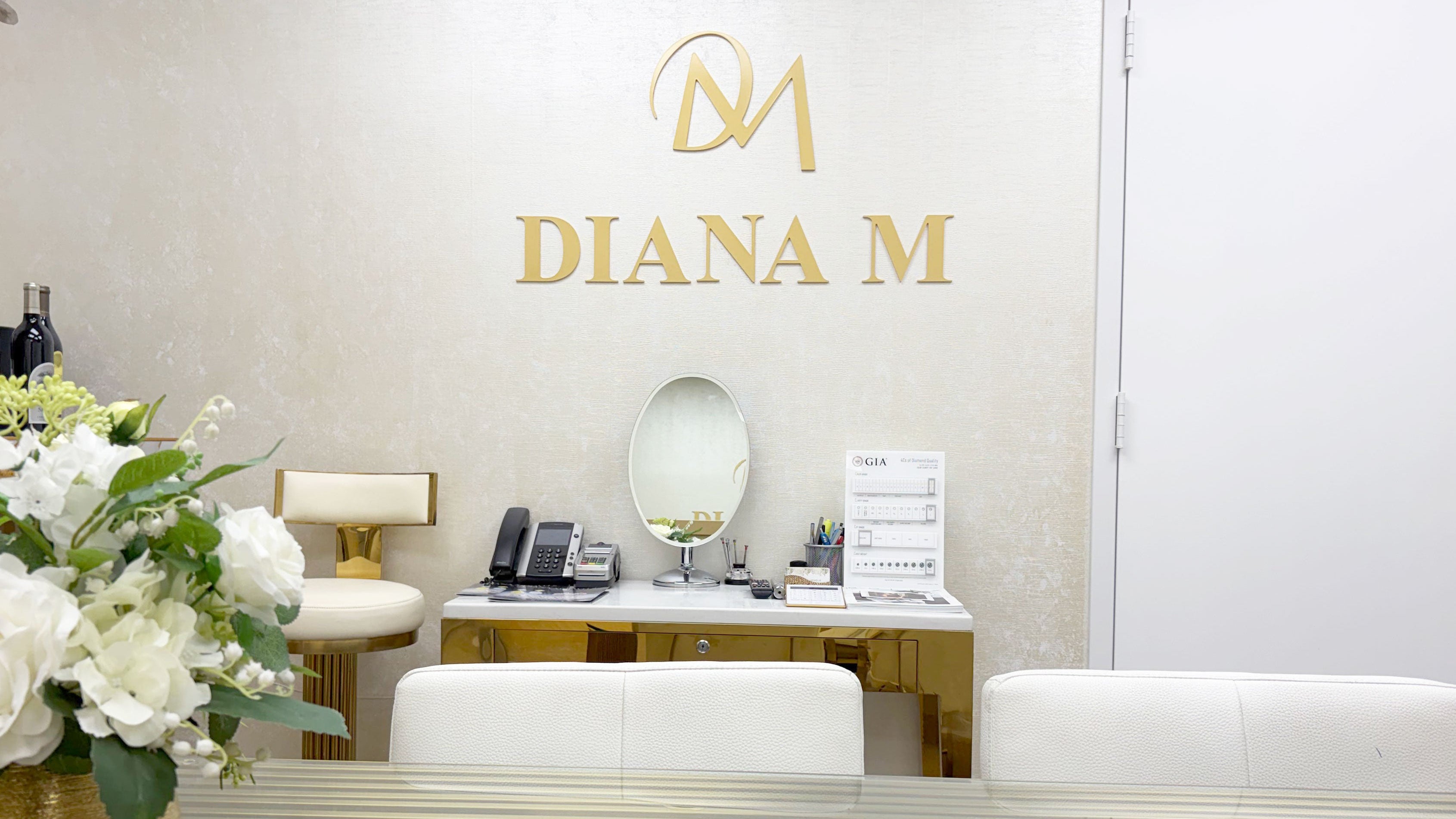 Diana M Jewels Showroom in Suite 1204 at 580 5th Avenue