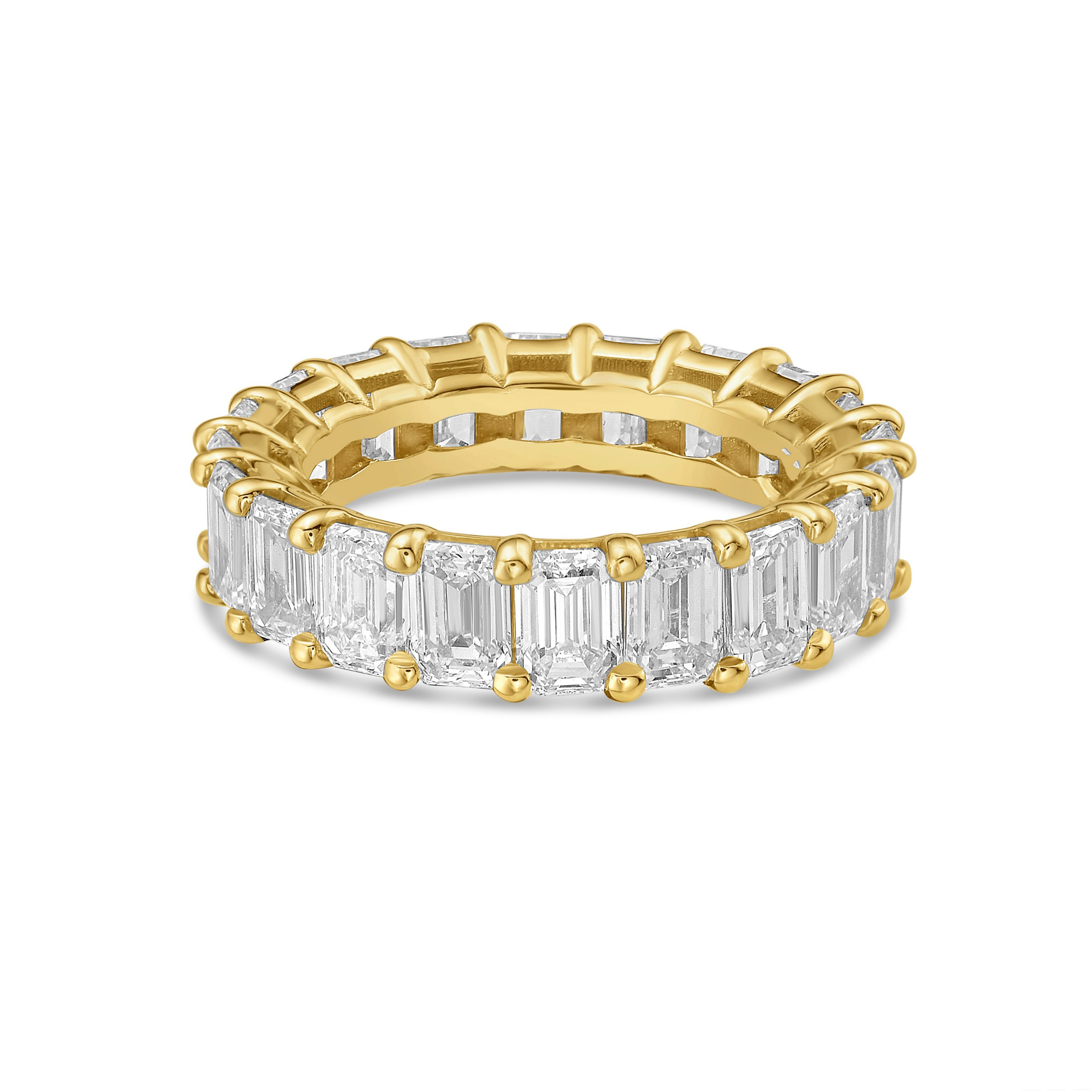 emerald diamond band