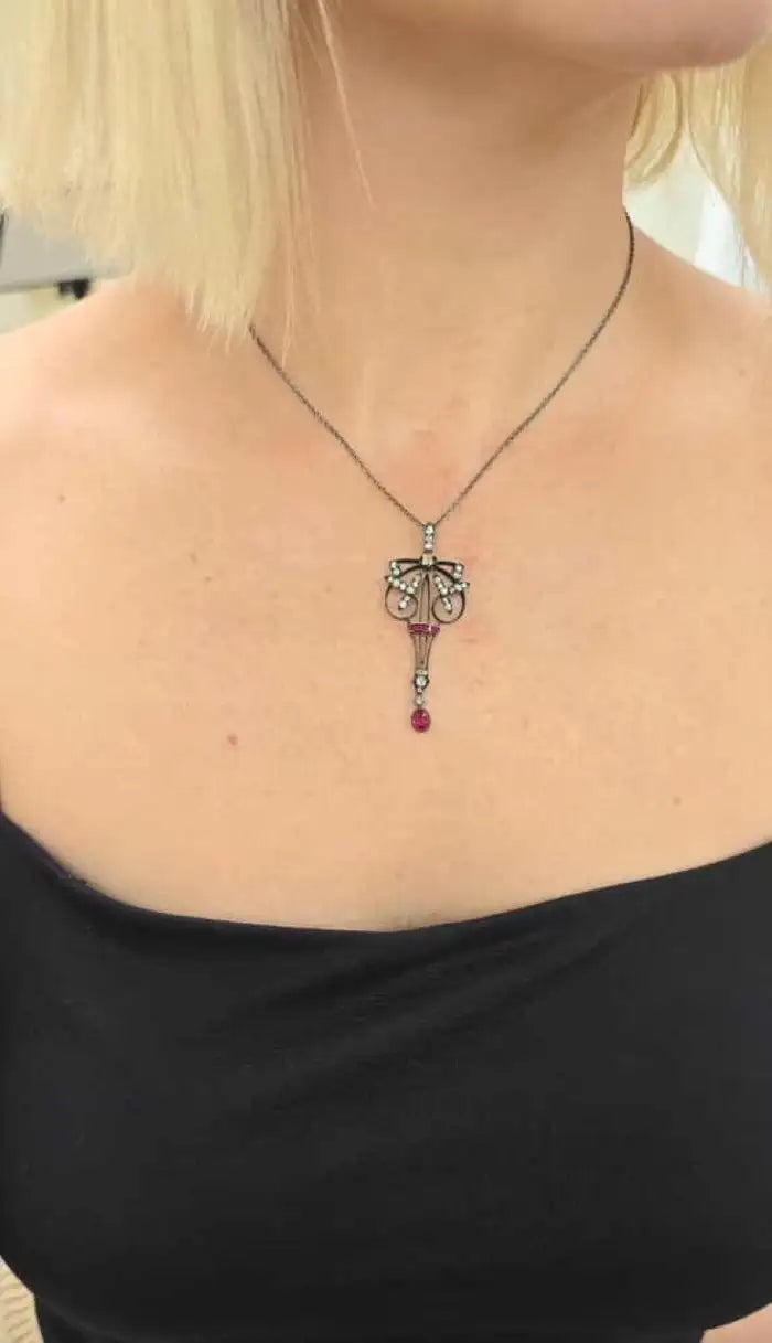 Antique Diamond Pendant