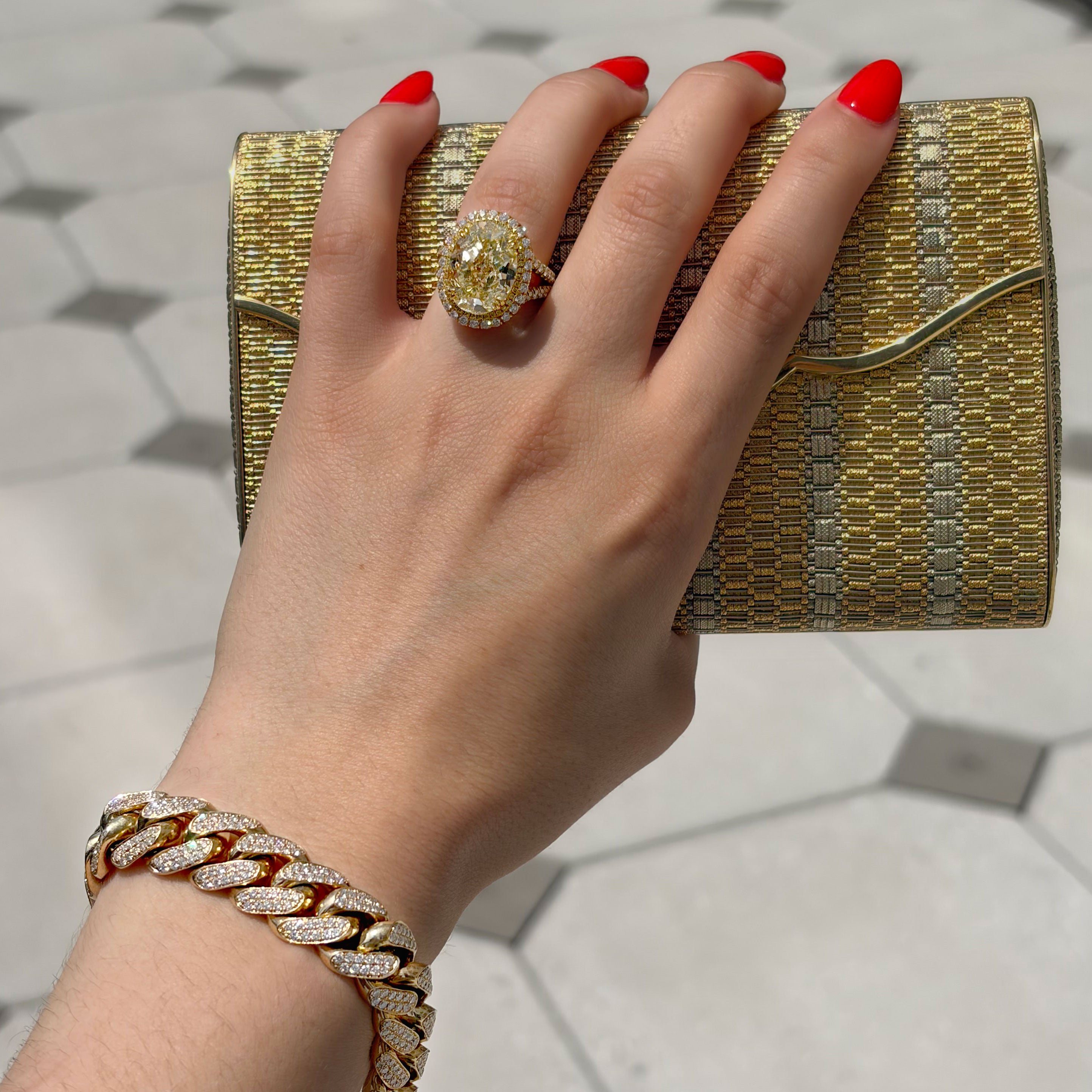 Gold Clutch