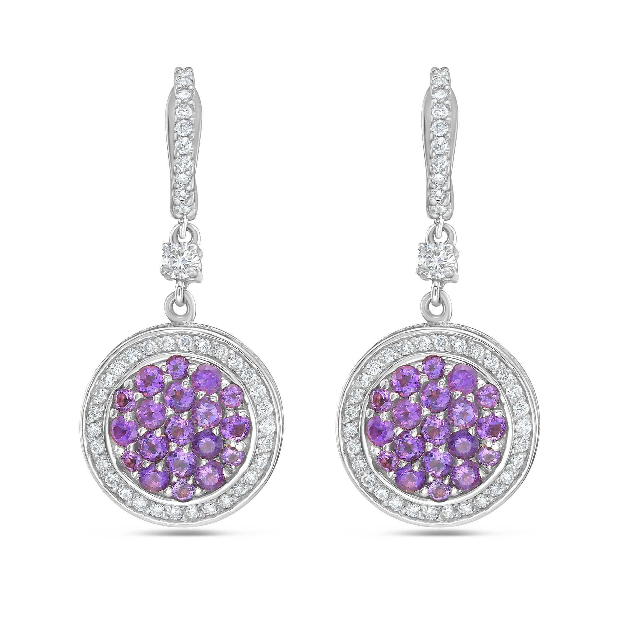 Amethyst Drop Earrings