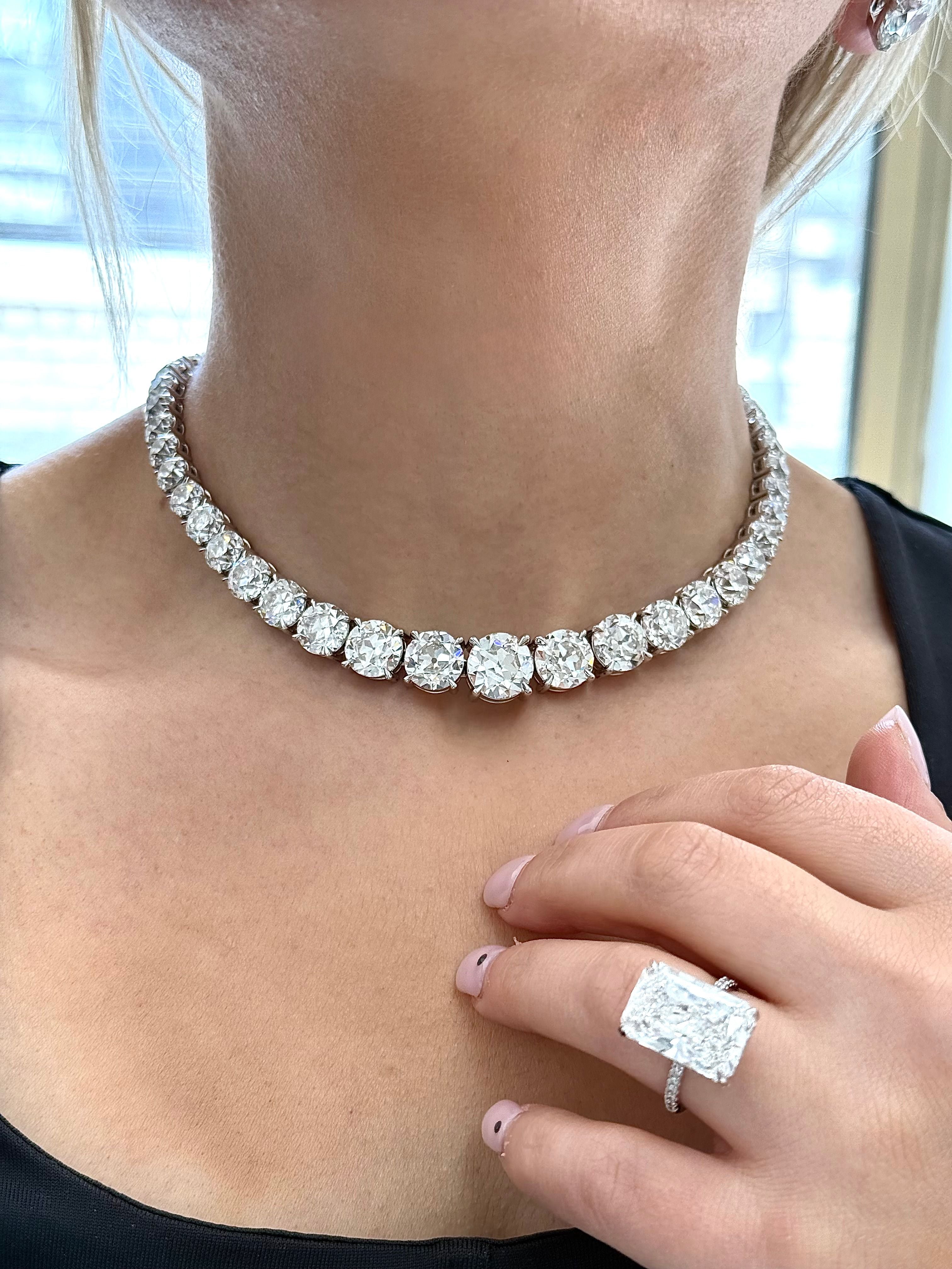 riviera diamond necklace