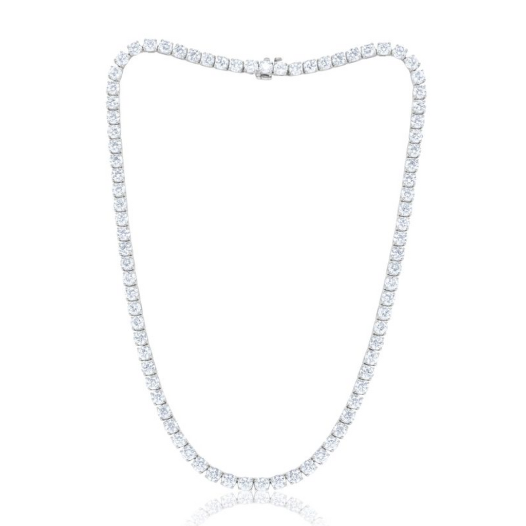 Lab Grown Diamond Tennis Necklace | Diana M Jewels