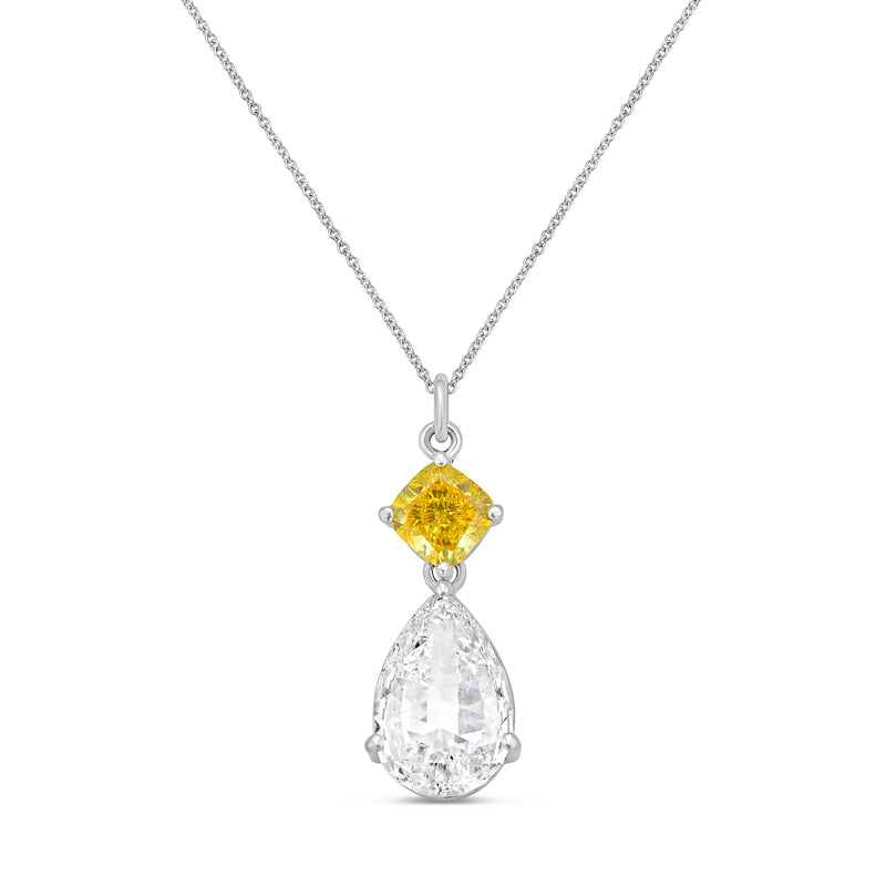 two diamond necklace