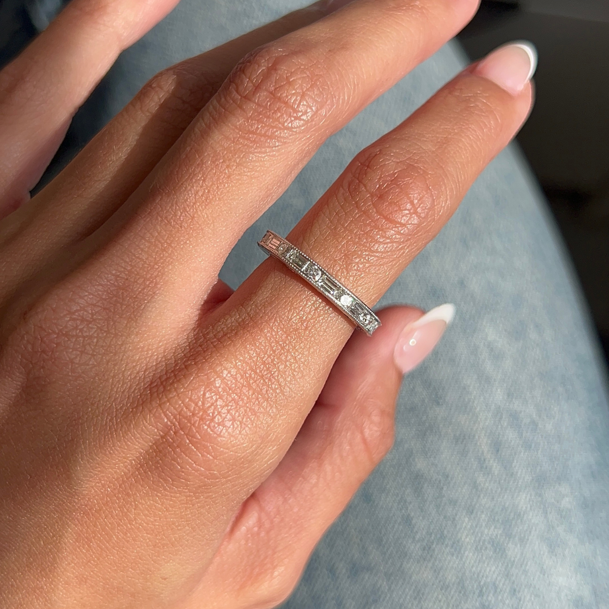 Princess Cut Diamond Eternity Band (Copy)