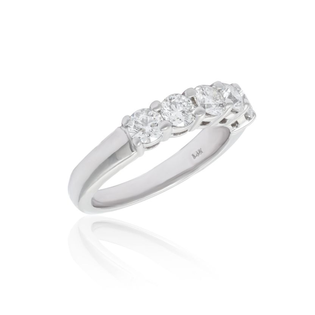 5 Stone Diamond Band